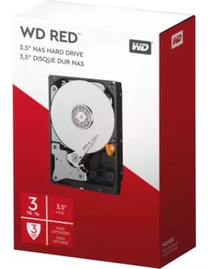 Western Digital HDD, WD Red, 3.5, 3TB, SATA III