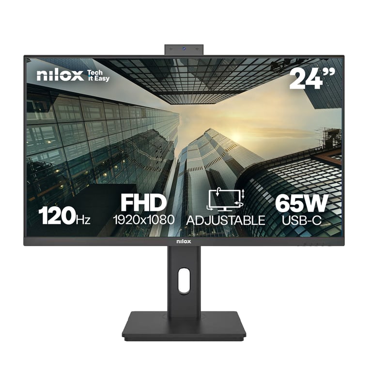 Nilox NXM24REGWEB01W écran plat de PC 60 5 cm 23.8 1920 x 1080 pixels Full HD LED Neuf - vue 10