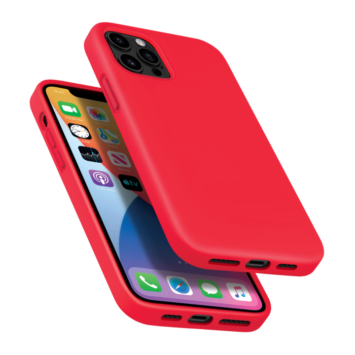 Carcasa iPhone 12 Pro Max Cover Rojo, Fundas Smartphones