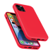 Coque antichoc en gel de silicone doux pour Apple iPhone 12 Pro Max, Rouge Ardent