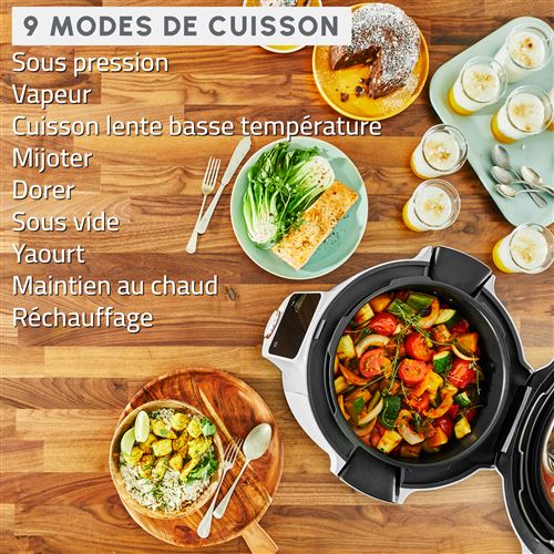 Multicuiseur Moulinex Cookeo Wifi 9-en-1 – 6 L, Couvercle Air Fryer Extra Crisp - vue 5