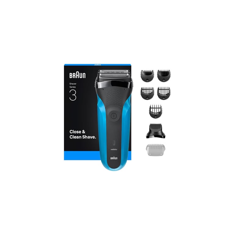 Rasoir Visage Braun Series 3 310BT Sans Fil 30min Sec et Mouillé 3 Lames Charge Rapide - vue 2