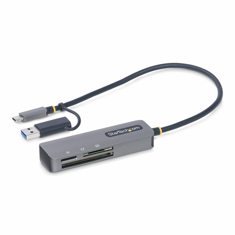 StarTech.com Lecteur de Cartes Mémoire Média USB 3.0 SDmicroSDCF Lecteur de carte CF II microSDHC microSDXC SDHC SDXC SD 3.0 UHS I USB 3.0USB C - vue 3