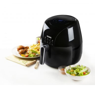 Domo DO533FR freidora 5,5 L Independiente 2000 W Freidora de aire caliente Negro