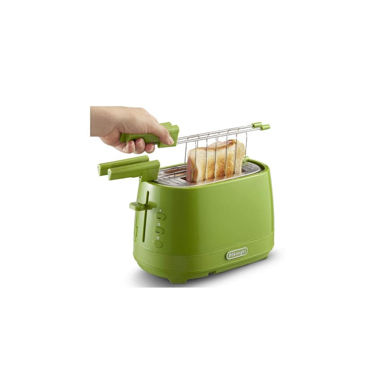 Grille-Pain DELONGHI CTLAP2203.GR – 2 Tranches, 550W, Fonction Décongélation - vue 10