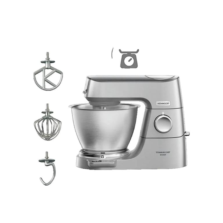 Robot pâtissier Kenwood 5L Argent - Neuf