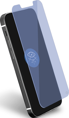 Proteggischermo per iPhone 13 Mini in vetro sottile anti luce blu