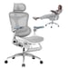Sillón de Oficina Ergonómico SIHOO Doro C300 Pro Blanco – Reposabrazos 6D, Soporte Lumbar Adaptativo, Respaldo de Malla Transpirable, Inclinación 135°