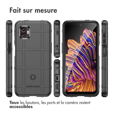 imoshion Coque Rugged Shield pour Samsung Galaxy Xcover 6 Pro - Noir