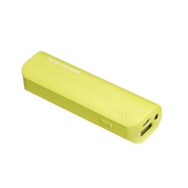 RealPower PB-2600 Ión de litio 2600 mAh Verde, Cal