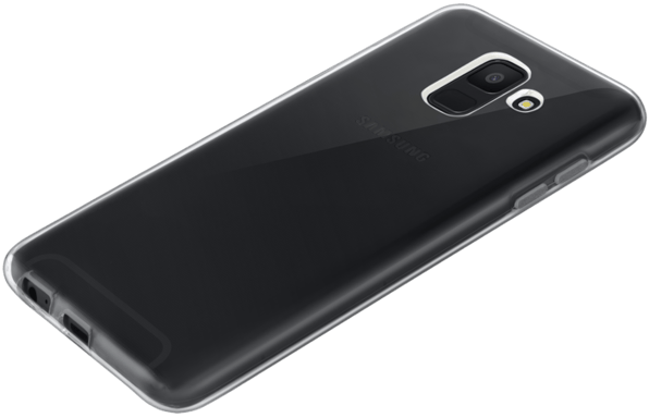 Funda invisible fina para Samsung Galaxy A6 (2018) 1,2mm, transparente