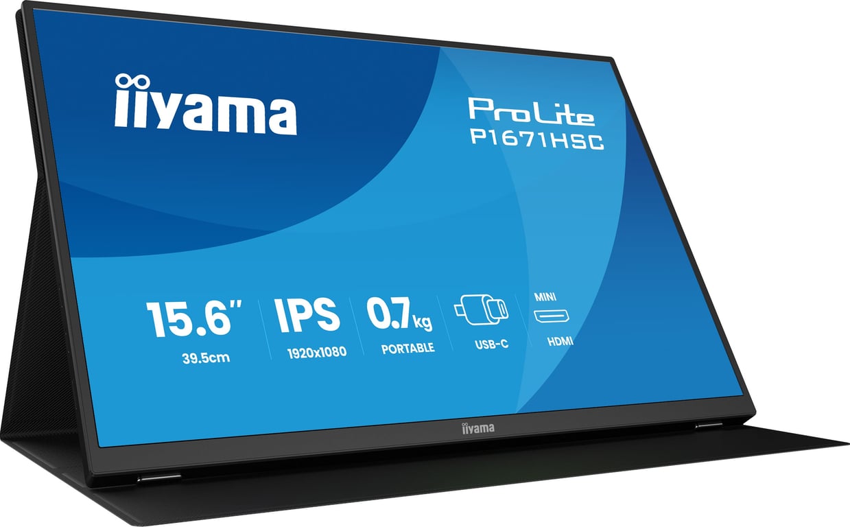 iiyama 15.6 LED P1671HSC B1 - vue 6