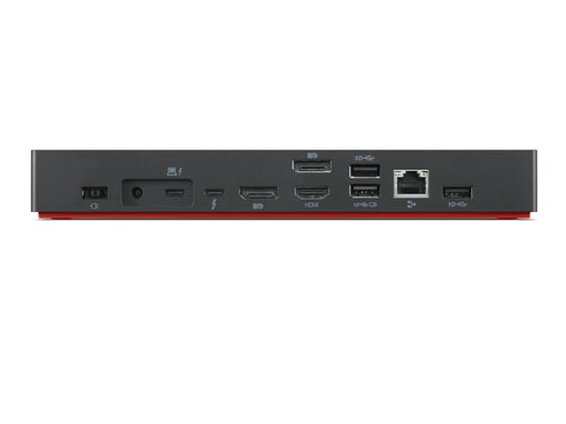 Lenovo 40B00300IT station d'accueil Avec fil Thunderbolt 4 Noir, Rouge