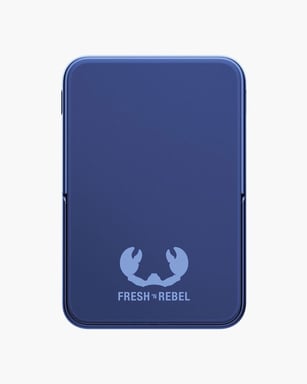 Fresh 'n Rebel 228300 batería externa Polímero de litio 5000 mAh Cargador inalámbrico Azul