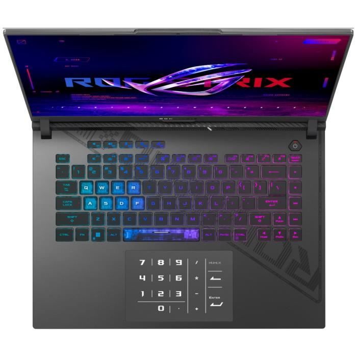 PC Portable Gamer ASUS ROG Strix G16 Sans Windows 16 WUXGA 165Hz RTX 5070Ti 12Go AMD Ryzen 9 8940HX RAM SSD - vue 5