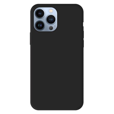 Coque silicone unie Mat Noir compatible Apple iPhone 13 Pro Max