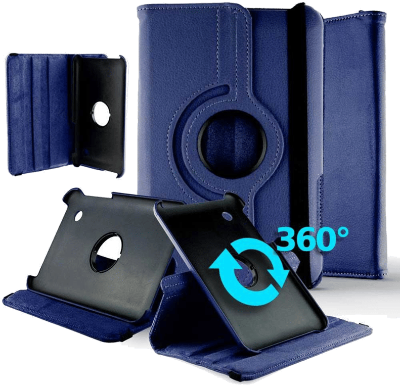 Housse Tablette rotative 360 compatible Bleu Samsung Galaxy Tab 2 7 GT-P3100