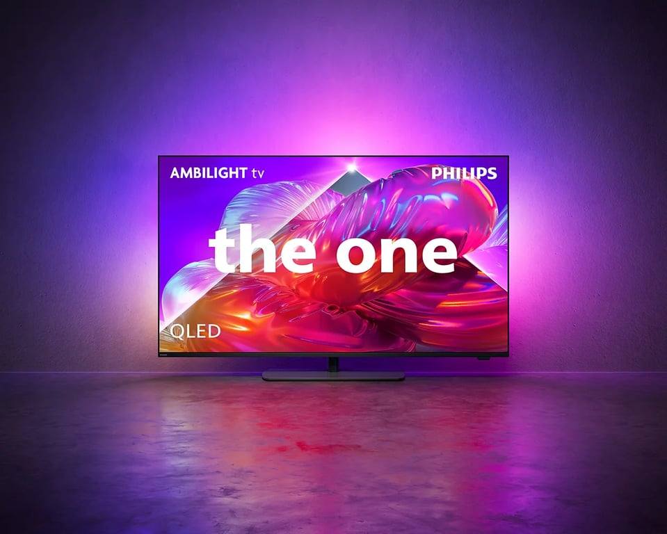 TV Philips QLED Ambilight 50PQS9001 126 cm 2026 - vue 3
