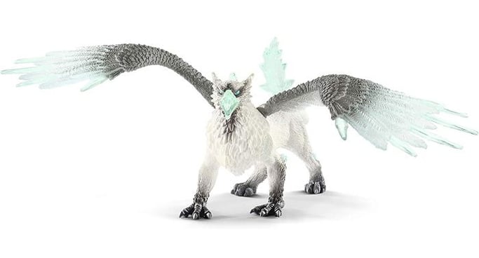 Schleich Griffon de Glace Figurine dAction Jouet Réaliste et Durable aux Ailes Mobiles - Cadeau Pour Garçons et Filles dès 7 ans pour garçon - vue 4