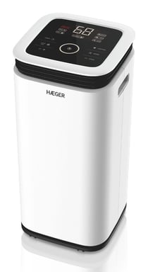 Haeger DE-D16.013A déshumidificateur 2,2 L 46 dB 245 W Blanc