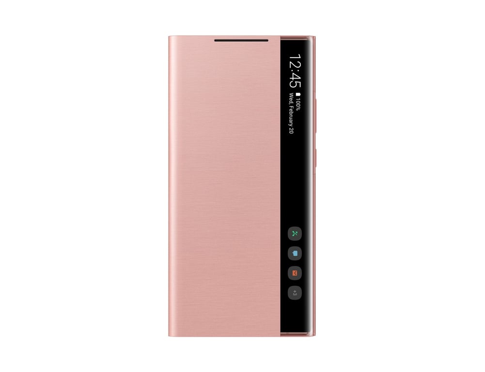 Etui Clear View Note20 Ultra - vue 2