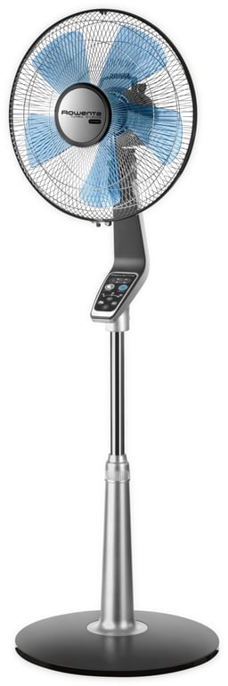 Rowenta VU5670F0 Ventilateur sur Pied Turbo avec Télécommande Silence Extrême 40 cm Silencieux Minuterie Oscillation 5 Vitesses Ventilation et