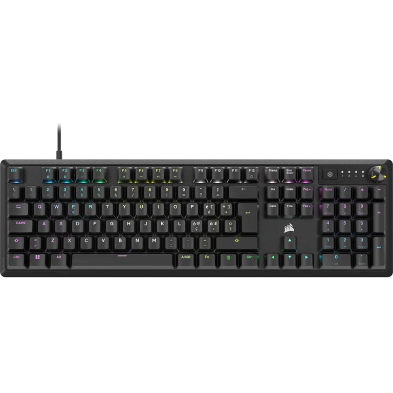 Corsair K70 CORE RGB clavier Jouer USB QWERTY Italien Neuf - vue 2