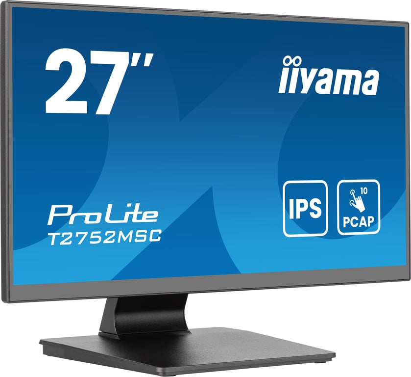 iiyama ProLite T2752MSC B1AG écran plat de PC 68 6 cm 27 1920 x 1080 pixels Full HD LED Écran tactile Neuf - vue 3