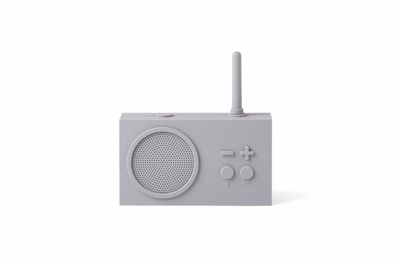 LEXON - Radio FM & Enceinte Bluetooth 3W - TYKHO 3 (GRIS)