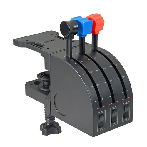 Logitech G 945-000015 accessoire de jeux vidéo Noir, Bleu, Rouge USB 2.0 simulation de vol Analogique/Numérique PC - Neuf