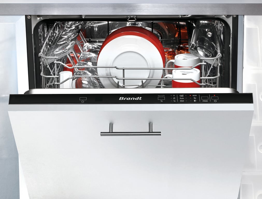 Brandt BDJ3424DB Lave vaisselle intégrable 14 couverts - vue 2