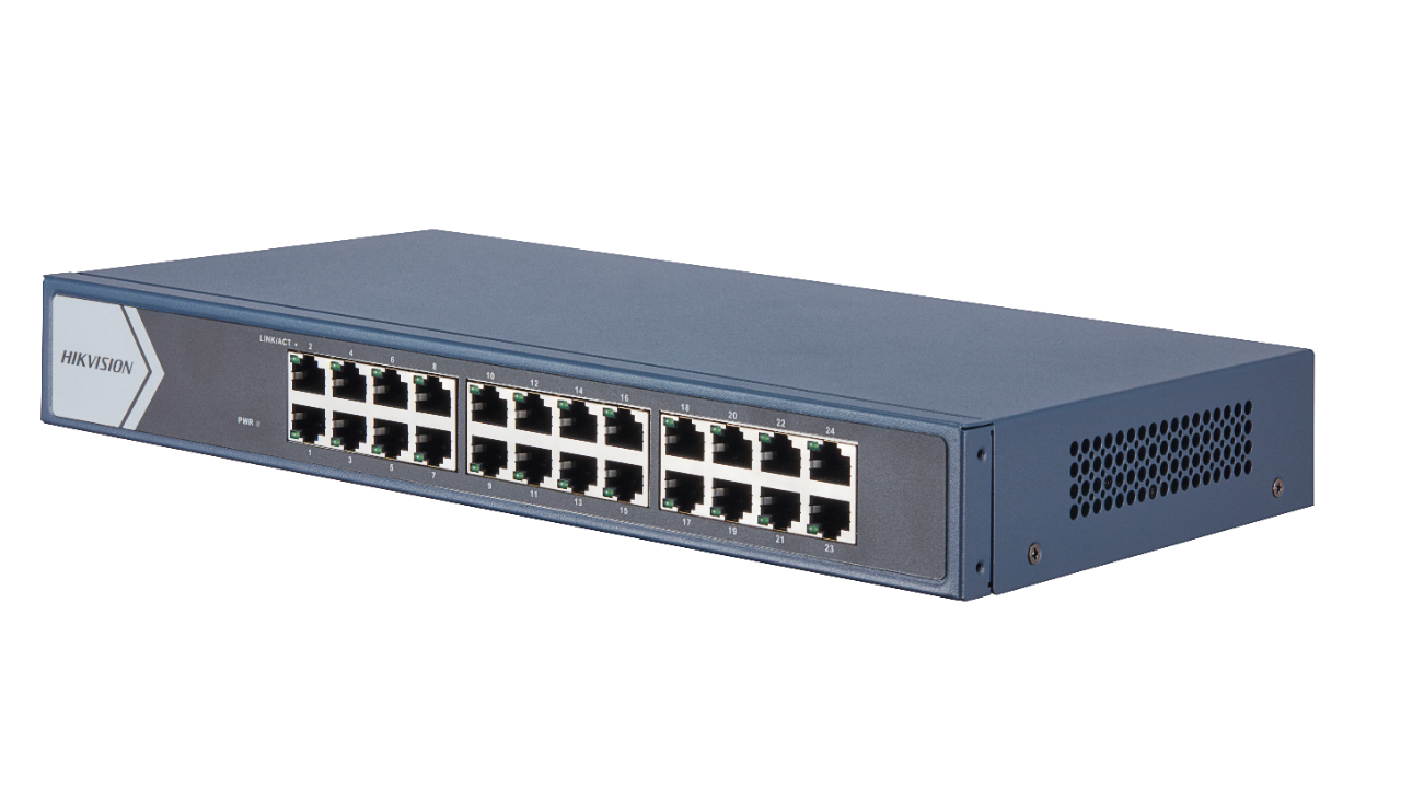 Hikvision DS 3E0524 E B commutateur réseau Non géré L2 Gigabit Ethernet 101001000 Neuf