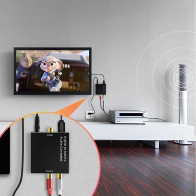 Conversor de audio digital a analógico, Conversor D/A.