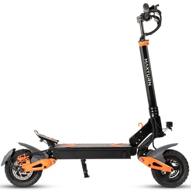 Patinete Eléctrico MAXTURN X1 - 1000W 48V15.6Ah 10'' Neumáticos Tubeless Scooter Eléctrico Chasis Aluminio - Negro