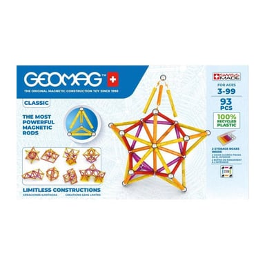 GEOMAG - EcoFriendly 93 pezzi Colore