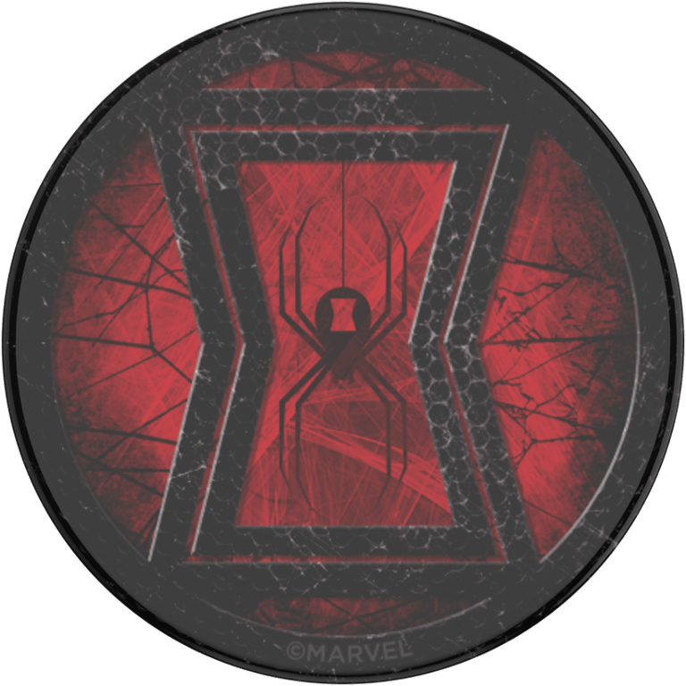 PopSockets Grip Black Widow Icon black/red