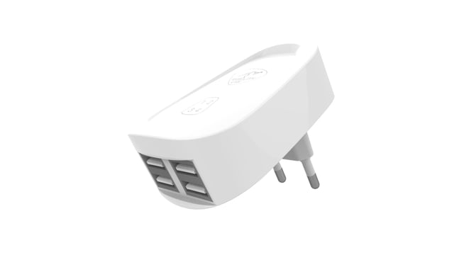 MOBILITY LAB - Adaptateur Chargeur Prise Murale avec 4 Ports USB