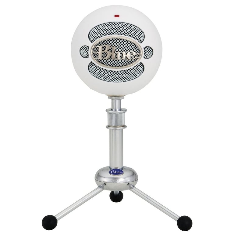 BLUE MICROPHONES Microphone USB &agrave; condensateur SNOWBALL - Blanc - 