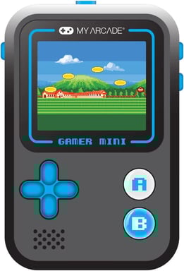 My Arcade - Console tascabile Gamer mini classic - Blu/nero