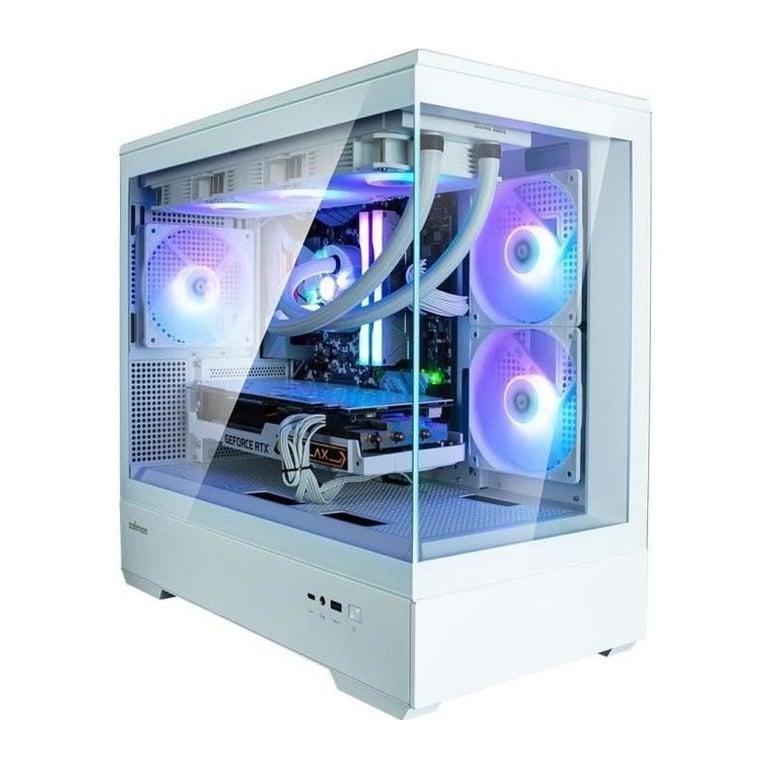 Boitier PC sans alimentation ZALMAN P30 Mini tour Micro ATX 3x120mm LED A RGB - vue 1