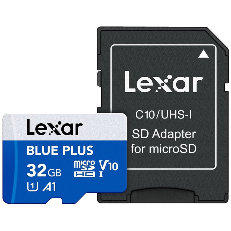 Lexar Micro SDHC Class 10 + Adapt LMSBLPL032G BNANG - vue 4