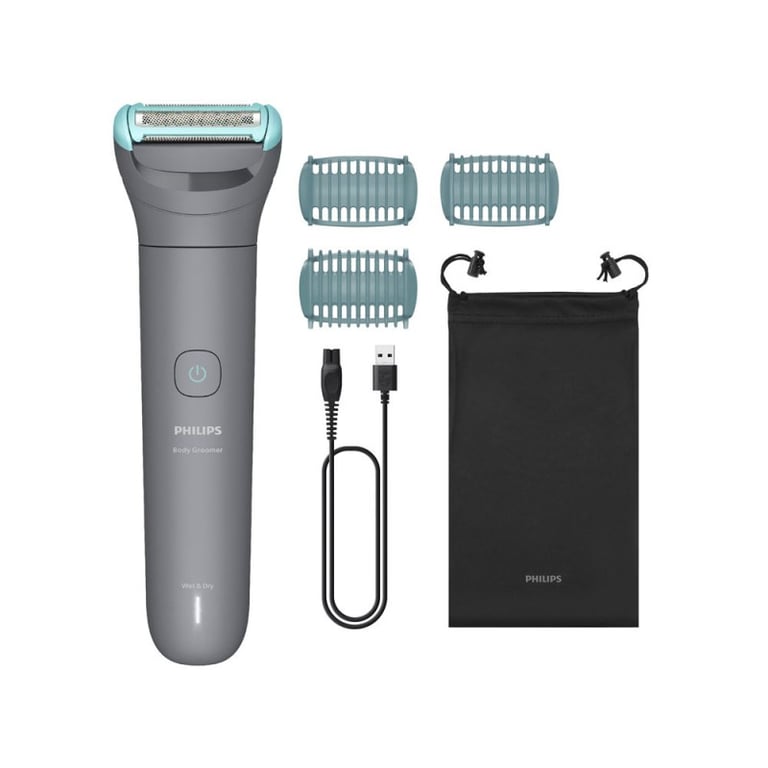 Tondeuse Homme Philips BG3485 15 Series 3000 Bleu et Gris - Neuf