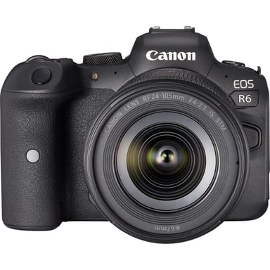 Canon EOS R6 + RF 24-105mm F4-7.1 IS STM MILC 20,1 MP CMOS 5472 x 3648 Pixeles Negro