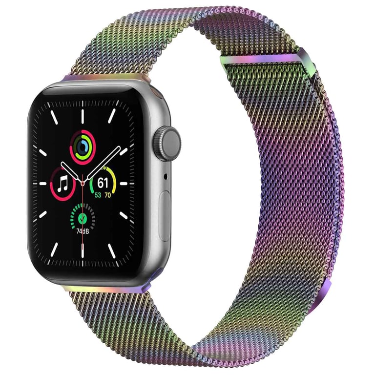 imoshion Bracelet magnétique milanais pour Apple Watch Series 1 á 9 / SE 384041 mm | Series 10 42 mm Taille Galaxy Neuf