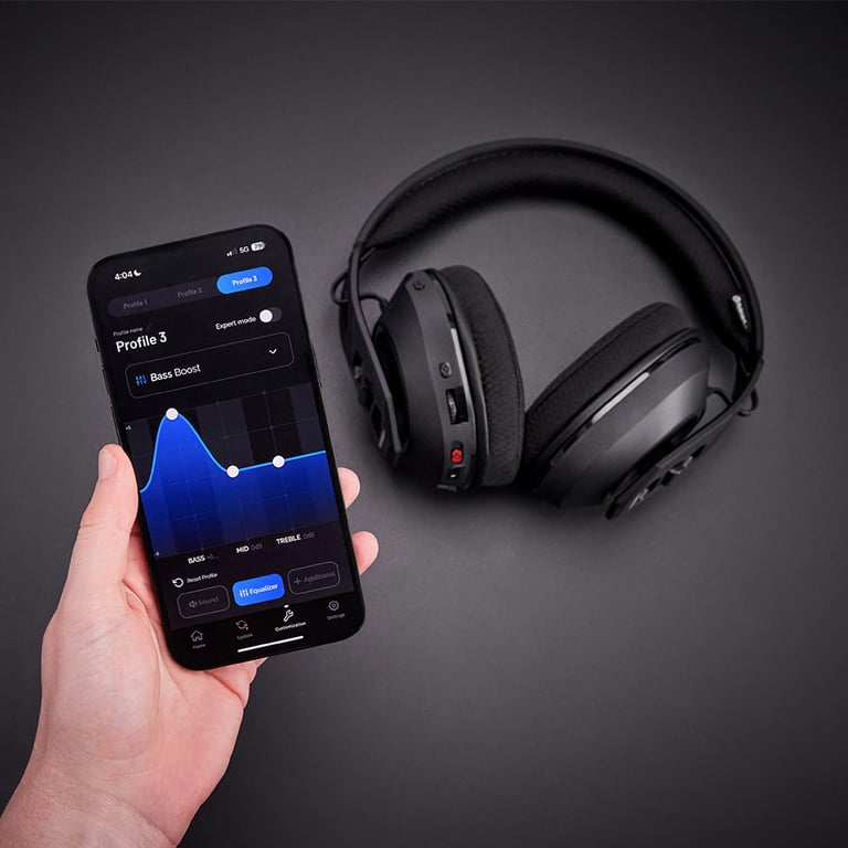 Casque Gaming Nacon RIG 600 PRO HX – Sans Fil, Micro 40 mm, Bluetooth 5.1 - vue 3