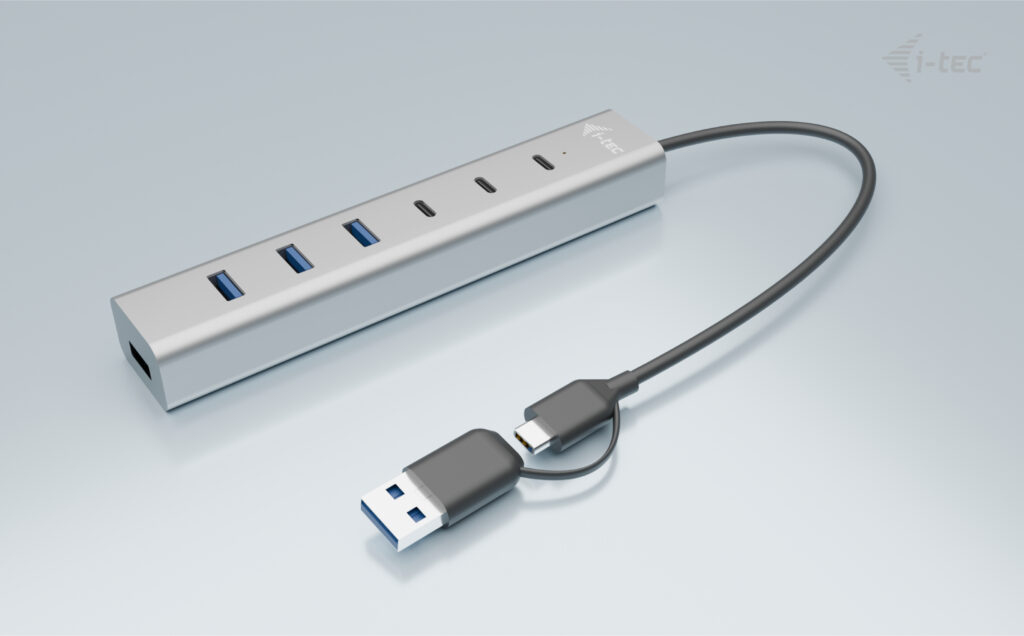 i tec USB CUSB A Charging Metal HUB 7 port 3x USB C 4x USB A Neuf - vue 2