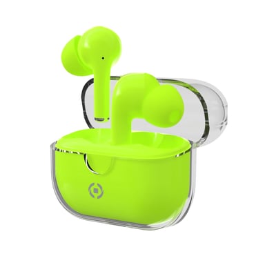 Celly CLEAR Auricolari stereo senza fili (TWS) per chiamate/musica USB Type-C Bluetooth Verde