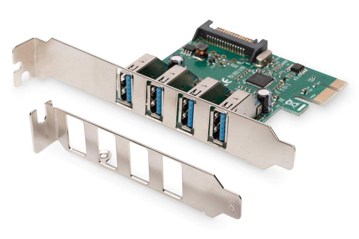 Carte PCI Express Digitus DS-30221-1 – 4 Ports USB 3.0, 5000 Mbit/s