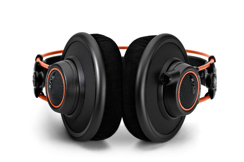 AKG K712 PRO Écouteurs Avec fil Arceau Musique Noir, Orange