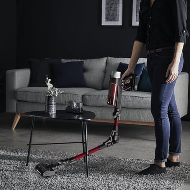 Rowenta X-Force Flex 9.60 RH2079 aspirateur Noir, Rouge Sans sac